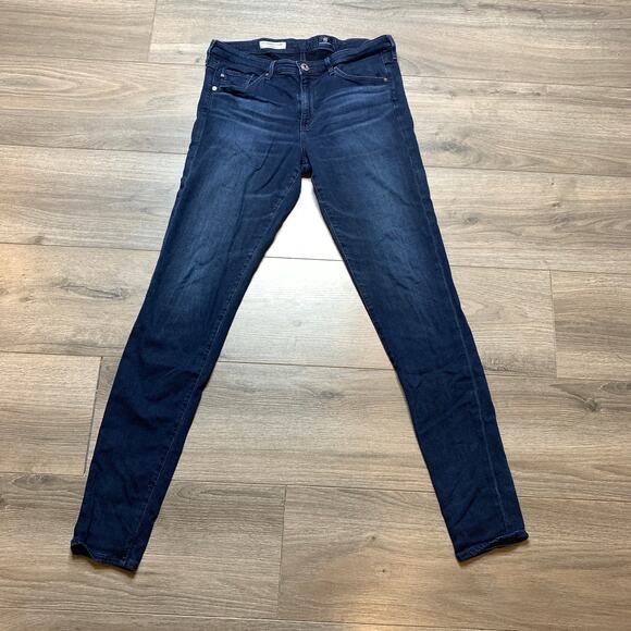 AG Adriano Goldschmied Absolute Extreme Skinny Mid Rise Jeans Women's Size 30R - Picture 2 of 8